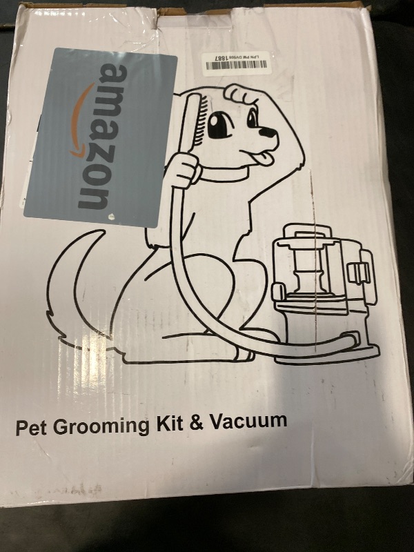 Photo 1 of Pet Grooming Kit with 3.4L Oversized Vacuum Suction - 99% Pet Hair Removal - Professional Dog Clippers & Shedding Tools for Cats, Teddy, Poodle, Golden Retrievers (Metallic Silver)