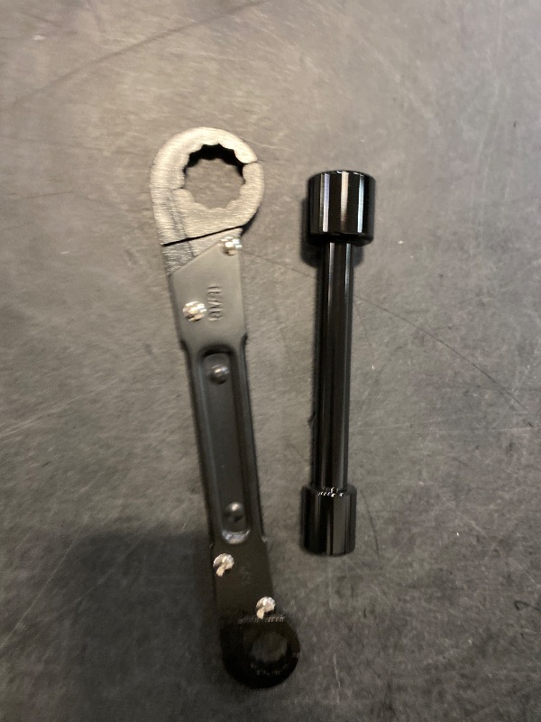Photo 1 of ANZRON Angle Stop Wrench Kit, Professional Plumber's Wrench Tool Removal for Replacing Compression Angle Stops, Simplifies Installation and Removal of Compression Rings?Black?
