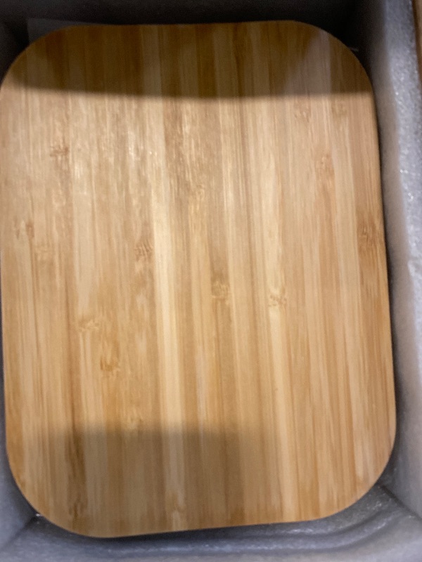 Photo 1 of Glass Food Storage Containers with Bamboo Lids (4 Pack, 36 Ounce) Eco Friendly Meal Prep Containers Airtight – Plastic Free, BPA Free
