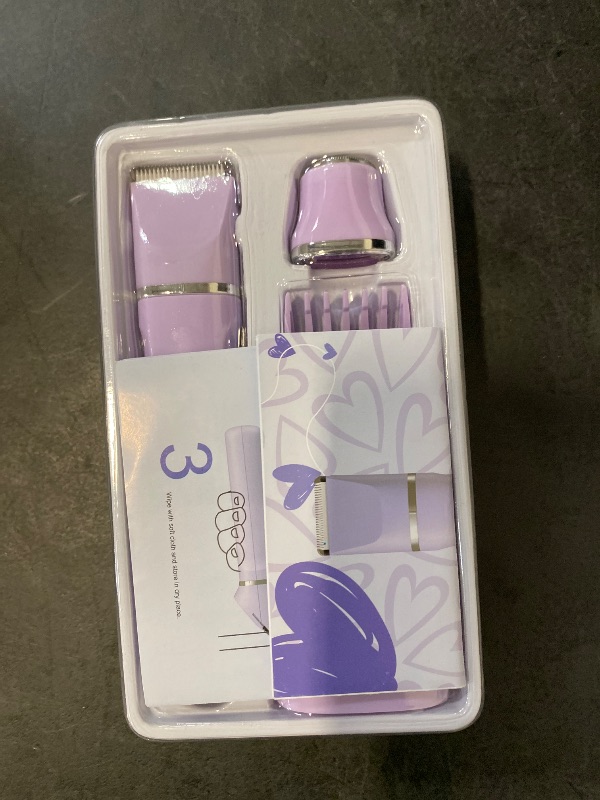 Photo 1 of Electric Razors for Women - Wet/Dry Womens Electric Shaver for Legs, Replaceable Body Hair Blade Heads&Hair Remover for Face Head, No Nick, No Cut, No Razor Burn, Purple