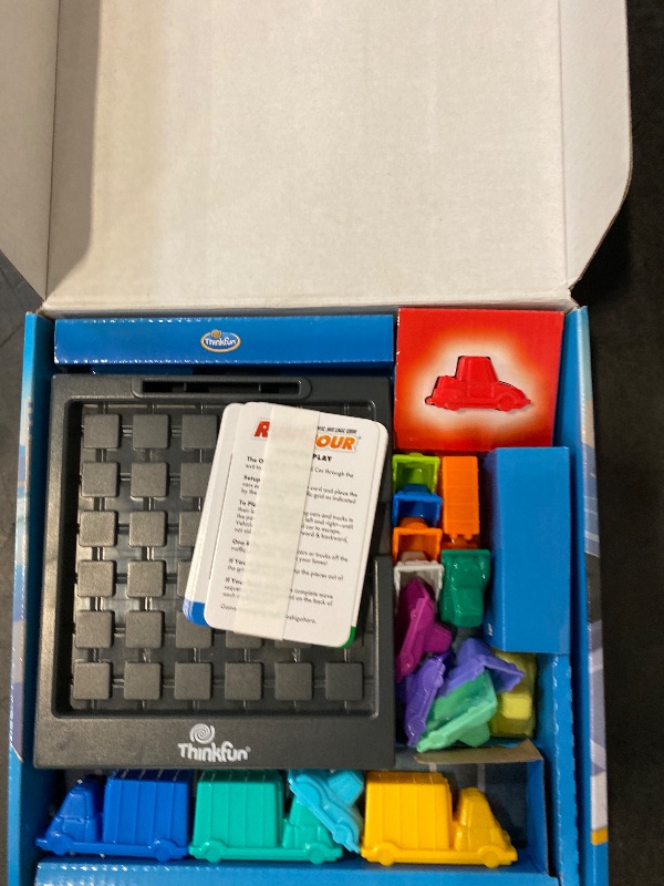 Photo 1 of ThinkFun Rush Hour Traffic Jam Logic Game - Engaging STEM Toy for Kids Age 8 and Up | Enhances Reasoning & Planning Skills | Over 20 Awards Winner | Trusted Worldwide Seller for Over 20 Years