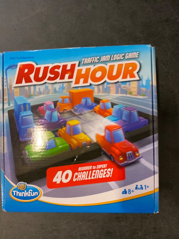 Photo 1 of ThinkFun Rush Hour Traffic Jam Logic Game - Engaging STEM Toy for Kids Age 8 and Up | Enhances Reasoning & Planning Skills | Over 20 Awards Winner | Trusted Worldwide Seller for Over 20 Years