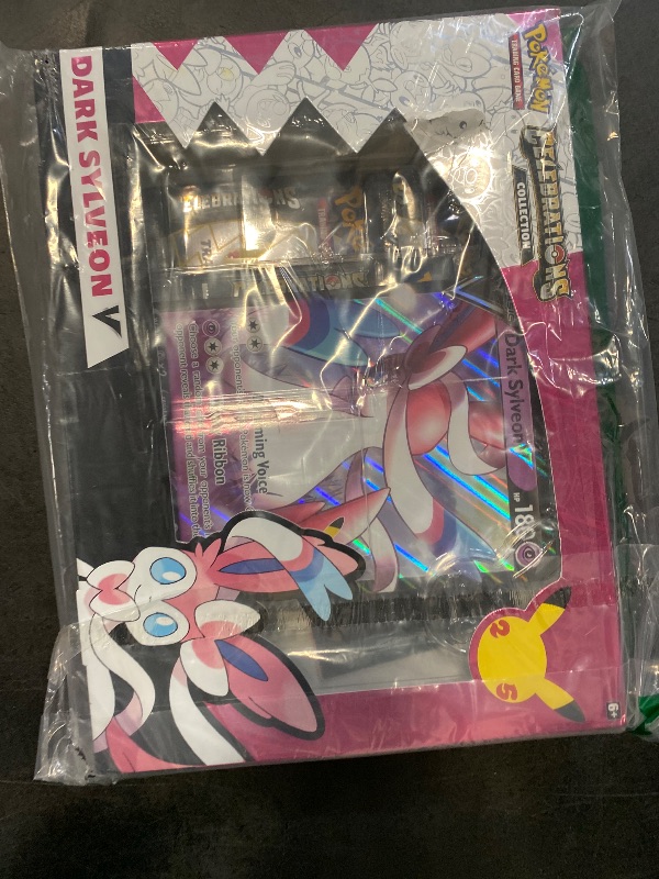 Photo 1 of Pokémon TCG: Celebrations Dark Sylveon V Collections Booster Box