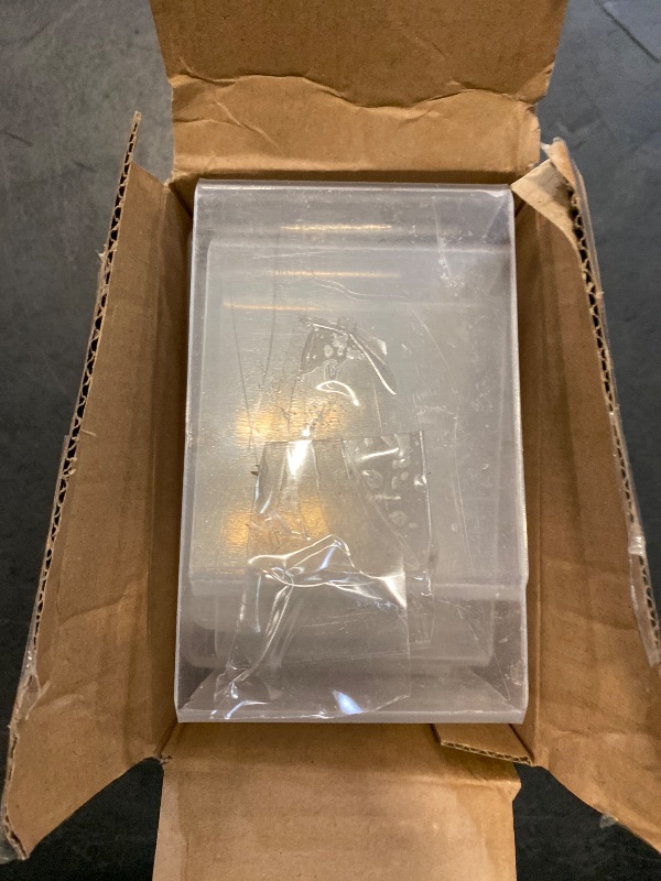 Photo 1 of Hedume Set of 9 Clear Acrylic Display Risers for Figures, Buffets, Cupcakes and Jewelry Display Stands