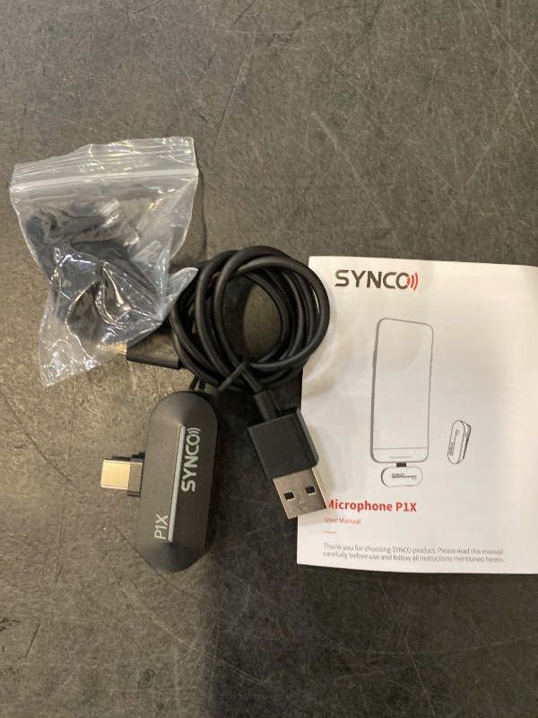 Photo 1 of SYNCO Wireless Lavalier Microphone, USB-C Wireless Microphones for iPhone 15, Andriod Phone, P1XT Professional Lapel Mic for Tiktok, YouTube, Streaming, Vlog Video Recording, for Type-C Devices