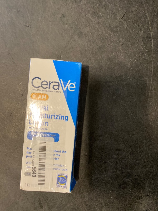Photo 1 of CeraVe AM Facial Moisturizing Lotion with SPF 30, Oil-Free Face Moisturizer with SPF, Formulated with Hyaluronic Acid, Niacinamide & Ceramides, Non-Comedogenic, Broad Spectrum Sunscreen, 3 Ounce