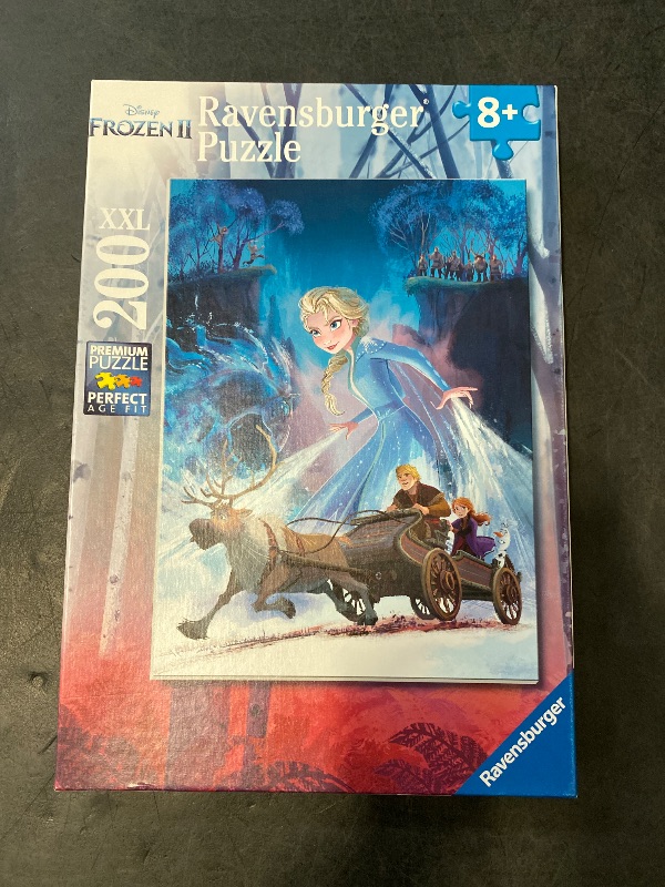 Photo 1 of Ravensburger Disney Frozen 2 - The Mysterious Forest - 200 Piece Jigsaw Puzzle for Kids - Every Piece is Unique - Pieces Fit Together Perfectly