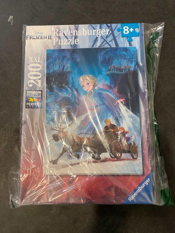 Photo 1 of Ravensburger Disney Frozen 2 - The Mysterious Forest - 200 Piece Jigsaw Puzzle for Kids - Every Piece is Unique - Pieces Fit Together Perfectly