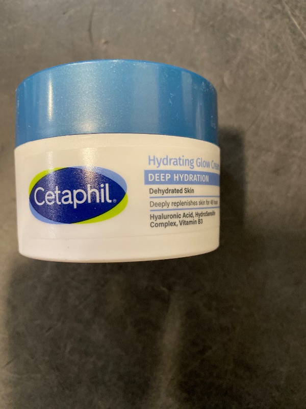 Photo 1 of Cetaphil Deep Hydration Healthy Glow Daily Face Cream, 1.7 oz, 48 Hour Dry Skin Face Moisturizer for Sensitive Skin, With Hyaluronic Acid, Vitamin E & Vitamin B5