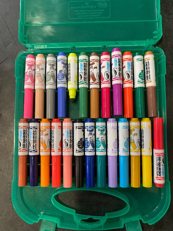 Photo 1 of Crayola Pip-Squeaks Washable Marker Set (65ct), Coloring Set, Art Supplies for Kids, Drawing Kit, Kids Travel Activity, Craft Essentials, 4+