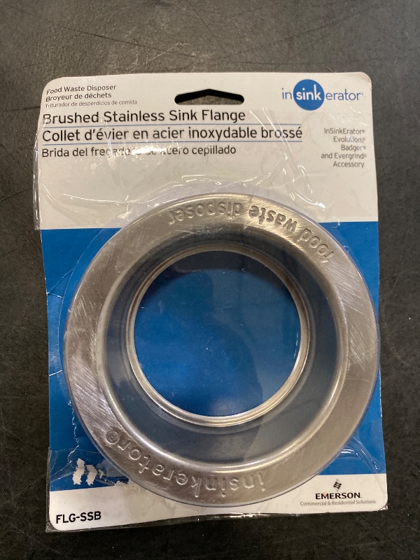 Photo 1 of InSinkErator FLG-SSB Garbage Disposal Kitchen Sink Flange, Stainless