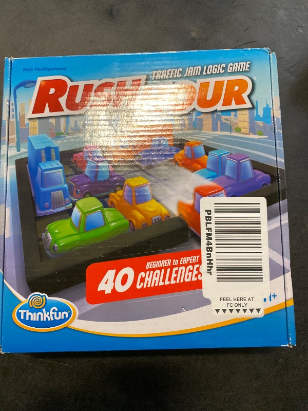 Photo 1 of ThinkFun Rush Hour Traffic Jam Logic Game - Engaging STEM Toy for Kids Age 8 and Up | Enhances Reasoning & Planning Skills | Over 20 Awards Winner | Trusted Worldwide Seller for Over 20 Years