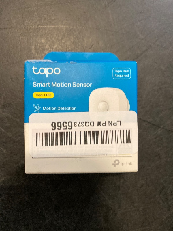 Photo 1 of TP-Link Tapo Motion Sensor, Requires Tapo Hub, Long Battery Life w/Sub-1G Low-Power Wireless Protocol, Wide Range Detection, Adjustable Sensitivity, Real-Time Notification, Smart Action, Tapo T100