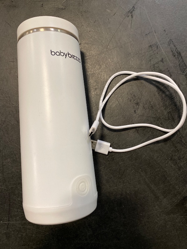 Photo 1 of Baby Brezza Superfast Portable Baby Bottle Warmer – 67% Faster - Travel Breastmilk Warmer and Formula Warmer - Safe, Even Heating - Up to 9oz - No Adapters, White