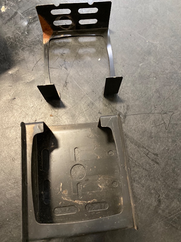 Photo 1 of Partsam 1 Set Square Black Trailer Tail Light Mounting Box Left Right and License Plate Bracket Guard Cover Heavy Duty Steel S45C 1045 with Screws for Trailers Under 80" Boat Truck Marine Camper RV