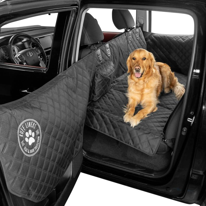 Photo 1 of Back Seat Extender for Dogs, Medium 2025 Version – Have More Room for Your Pup – Waterproof, Door Protection, Machine-Washable & Holds Up to 400 lbs – Hard Bottom Car Seat Cover for Dogs