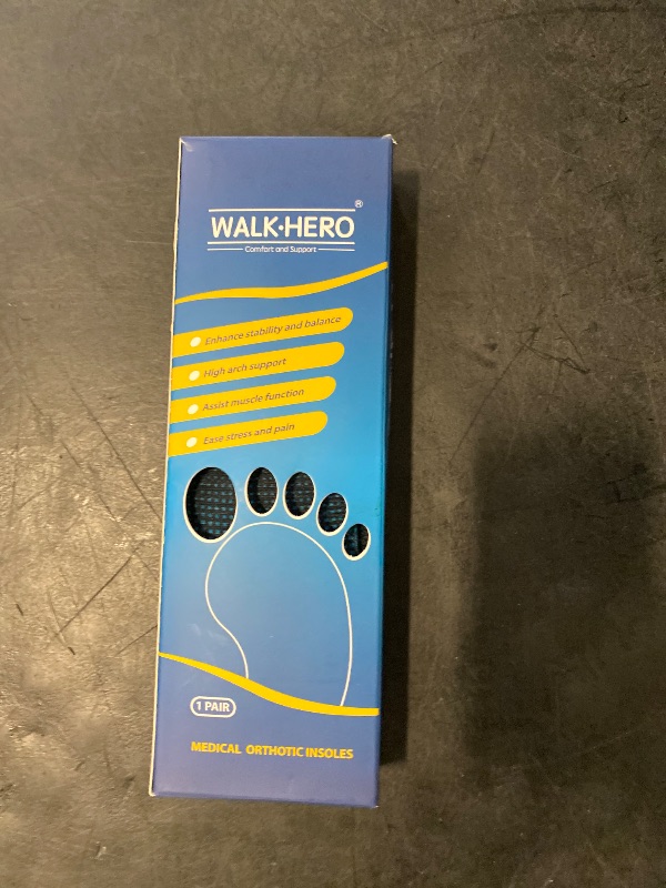 Photo 1 of Inserts Relieve Plantar Fasciitis - Flat Feet Insoles Arch Supports, Orthotic Insoles for Foot Pain Arch Pain Reduce Muscle Fatigue Absorb Shock (Mens 6-6 1/2 | Womens 8-8 1/2)