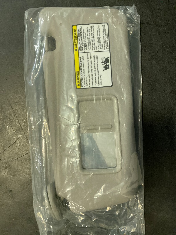 Photo 1 of Gray Driver Left Side Sun Visor Replacement Compatible with 2004-2005 Toyota RAV4 Replace 74320-42420-B0