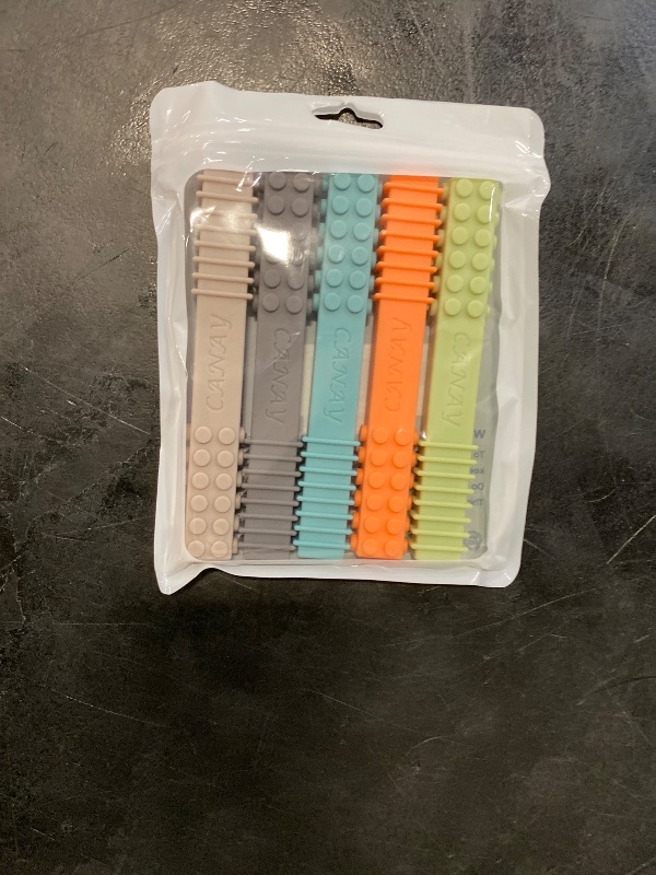 Photo 1 of Sensory Chew Stick Toys (5 Pack) - Designed for ADHD, Autism, SPD, Oral Motor Stimulation, Special Needs - Extra Tough Sensory Oral Motor Chew Tool for Moderate Chewers (Standard - Moderate Chewer)