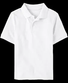 Photo 1 of (3XL) Kids Uniform Pique Polo 2-Pack - white
