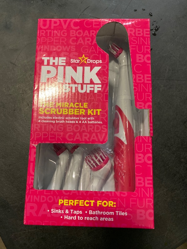 Photo 1 of Stardrops - The Pink Stuff - The Miracle Scrubber Kit - 4 Cleaning Brush Heads