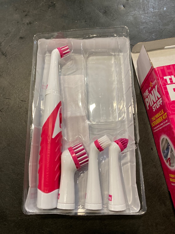 Photo 1 of Stardrops - The Pink Stuff - The Miracle Scrubber Kit - 4 Cleaning Brush Heads