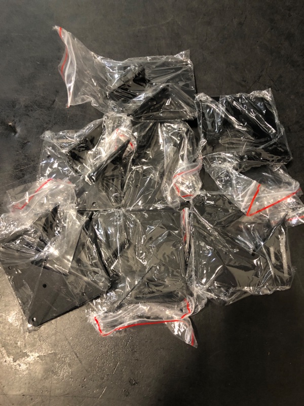 Photo 1 of 8 Pcs Black Hurricane Ties for Rafter,13 Gauge(2.2 mm Thick) Roofing Hurricane Straps fit 2x4,2x6,Truss to Rafter Bracket Connector