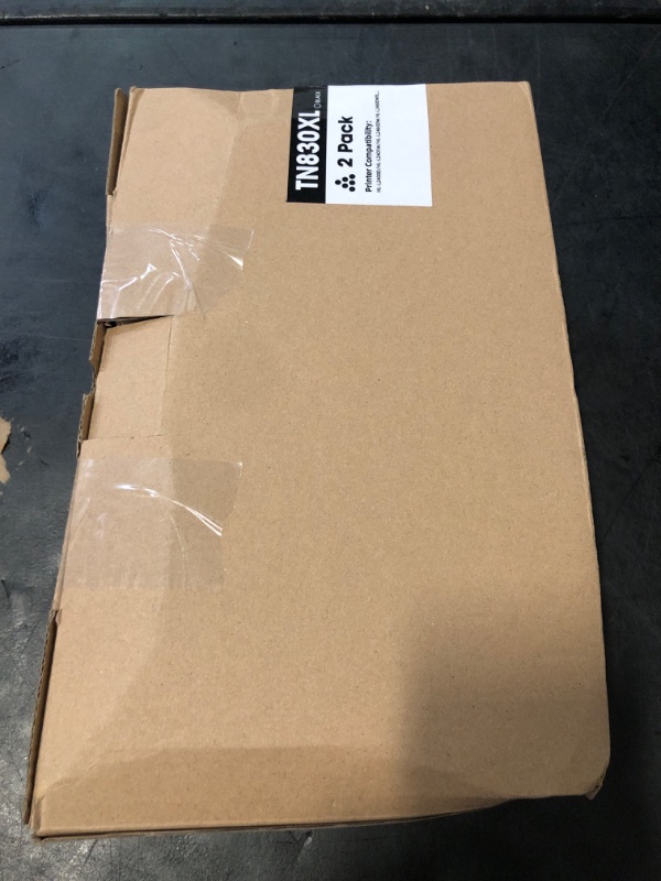 Photo 1 of iNKPAD TN830XL Toner Cartridges (with Chip) Replacement for Brother TN830-XL TN-830 TN830 Compatible with HL-L2460DW DCP-L2640DW HL-L2400D HL-L2405W HL-L2460DWXL MFC-L2900DW Printers (2 Pack, Black)