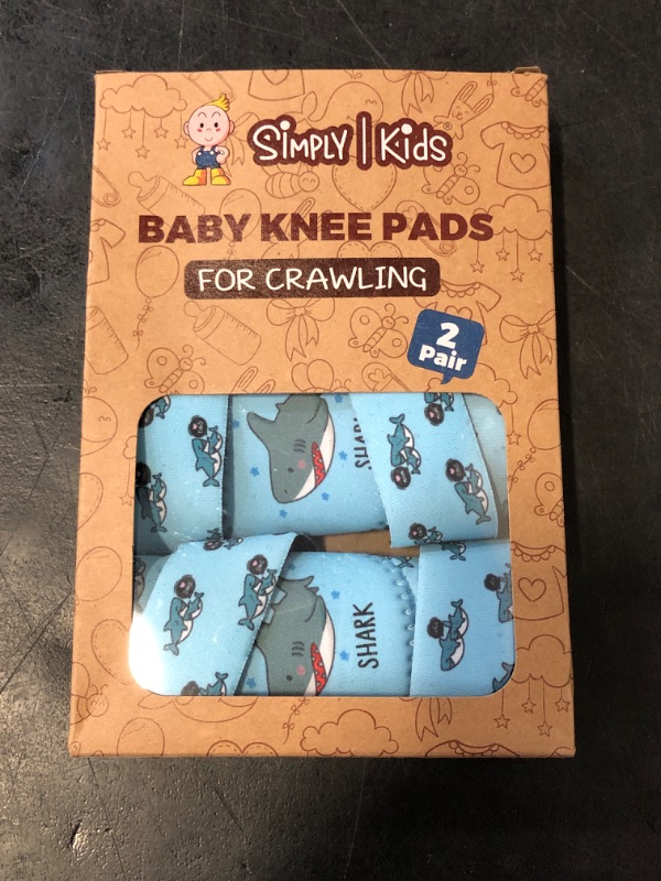 Photo 1 of Simply Kids Baby Knee Pads for Crawling (2 Pairs) Rodilleras para Bebe, CPSIA Certified - Infant Knee Protector for Toddler, Girl, Boy, Crawler
