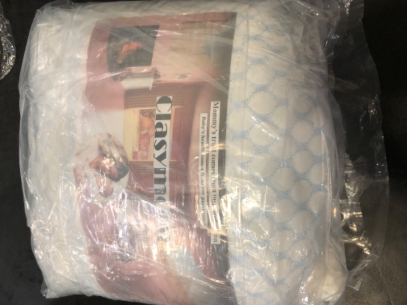 Photo 1 of Clasymoon Pregnancy Pillow for Sleeping,Soft Pillows for Pregnancy Side Sleeper,Maternity Pillow,Small Body Pillow Support for Back,Belly,HIPS,Legs with Detachable and Adjustable Pillow Cover