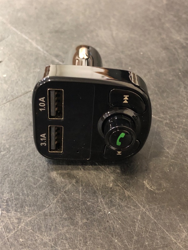 Photo 1 of Handsfree Call Car Charger,Wireless Bluetooth FM Transmitter Radio Receiver,Mp3 Audio Music Adapter,Dual USB Port Compatible for All Smartphones,Samsung Galaxy,LG,HTC,etc.
