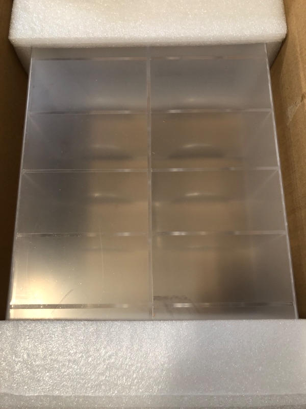 Photo 1 of Hlimior Belt Organizer, Acrylic 12 Compartments Belt Container Storage Holder, Acrylic Belt Display Storage Box, Clear Belt Display Case for Closet Tie and Bow Watch Jewelry Bracelets Ring Cosmetic…