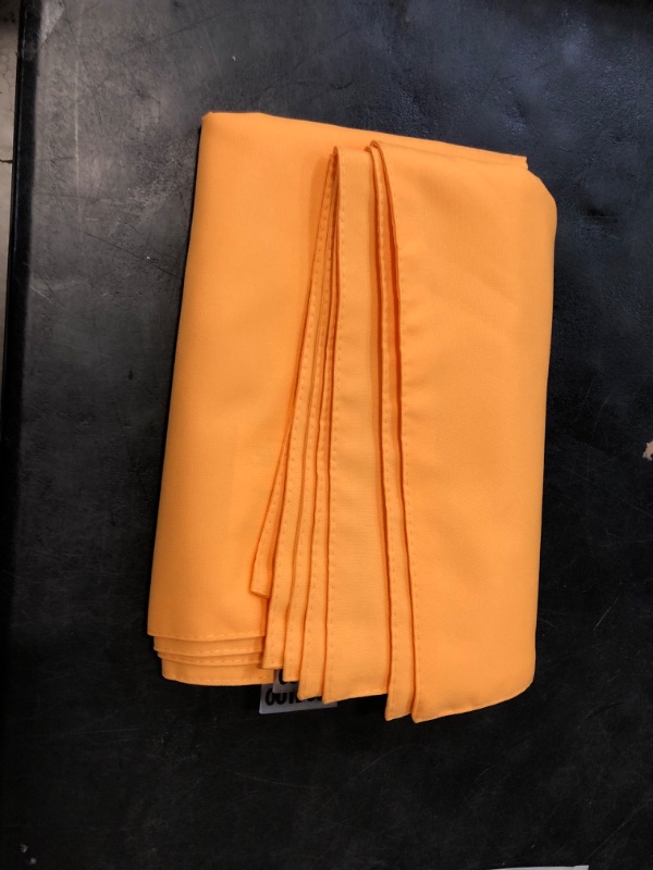 Photo 1 of MIULEE Pack of 4 Decorative Outdoor Summer Pillow Covers Square Cushion Cases PU Coating Waterproof Throw Pillowcase Shell for Living Room Couch Sofa Garden Tent Park 18x18 Inch Yellow