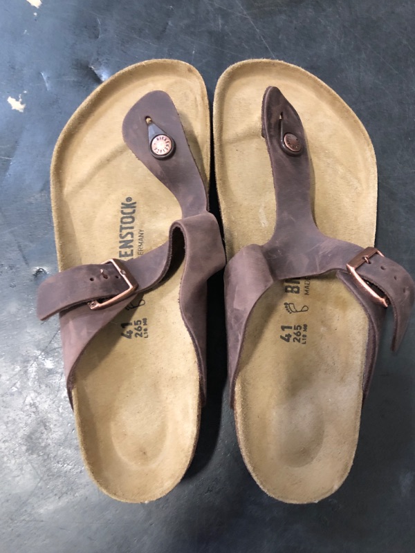 Photo 1 of Birkenstock Women's GIzeh Thong Sandal, Habana, 41 M EU/10-10.5 B(M) US