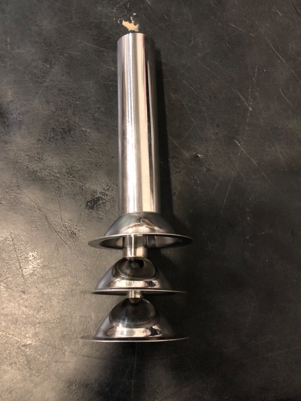 Photo 1 of iVict Stainless Steel Sausage Stuffer Tubes for Meat Grinder, 3-Piece Set, Fits #10-12 Grinders, Dishwasher Safe