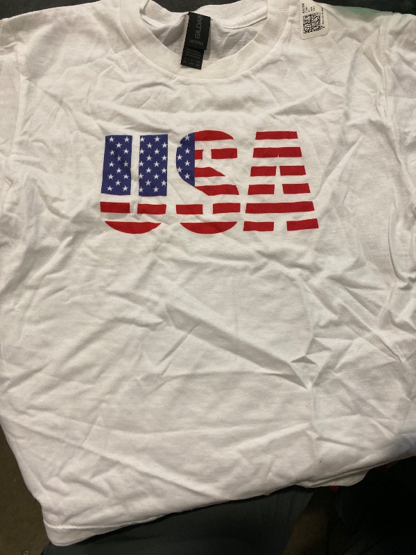 Photo 1 of (Small-Toddler) USA Shirt Kids American Flag Patriotic 4th of July T-Shirt