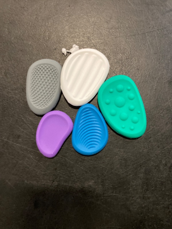 Photo 1 of Ages 3+ Fidget Toys Adults Sensory Stone: 6 Pack Textured Worry Stone for Autism Kids Calming Down - Fidget Stress Toys for Anxiety Relief - Small Students Prizes Fidget Toys