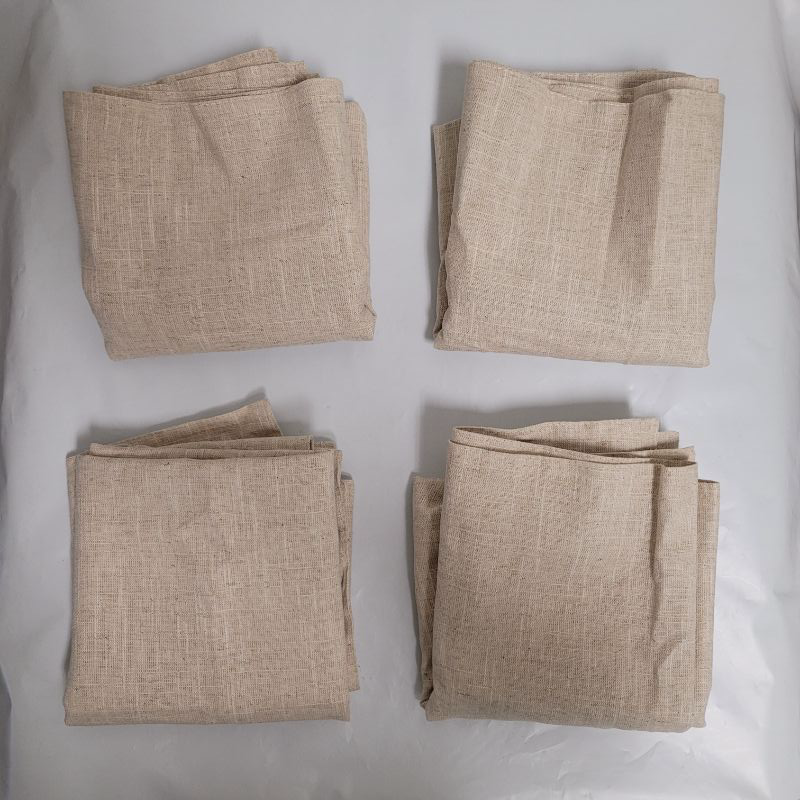 Photo 1 of MIULEE Decorative Linen Euro Sham Pillow Covers 24x24 Natural Beige Boho Farmhouse Neutral Couch Throw Pillows for Bed Pack of 4 Accent Modern Pillowcase Sofa Living room Home Decor 