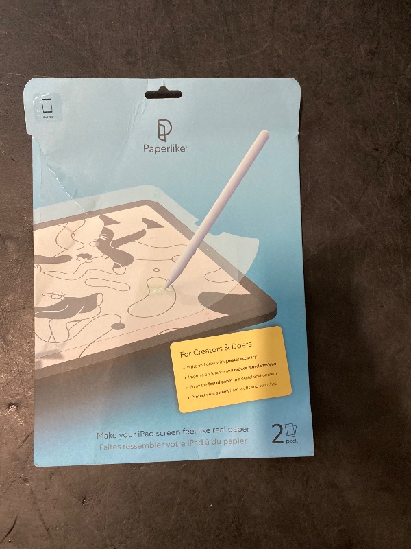 Photo 1 of Paperlike 2.0 (Previous Model) for iPad 10.2"- Screen Protector for Drawing and Writing like on Paper