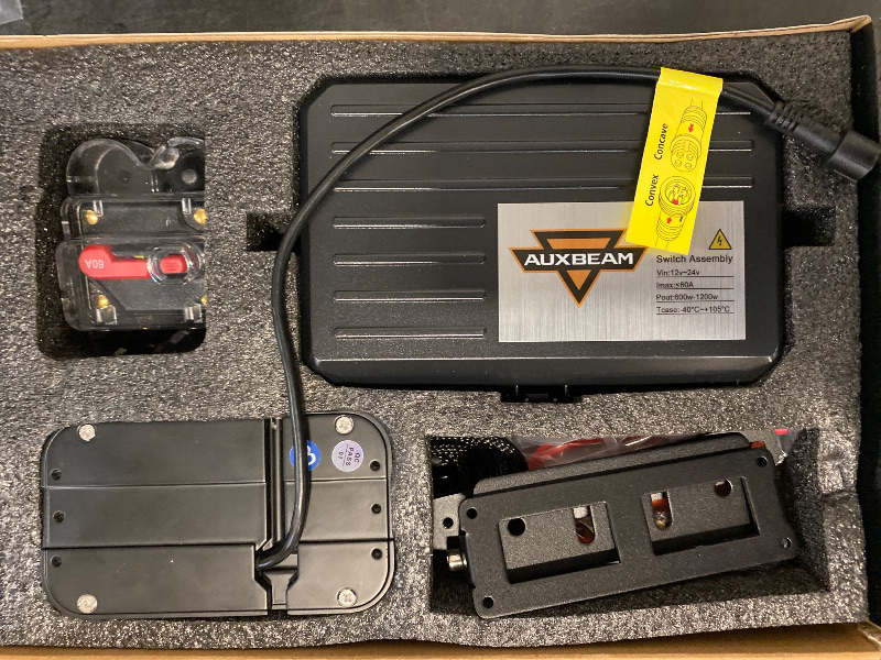 Photo 1 of Auxbeam 8 Gang Switch Panel BA80, Universal Circuit Control Relay System Box with Automatic Dimmable On-Off LED Switch Pod Touch Switch Box for Car Pickup Truck Boat UTV ATV, Blue 2 Years Warranty