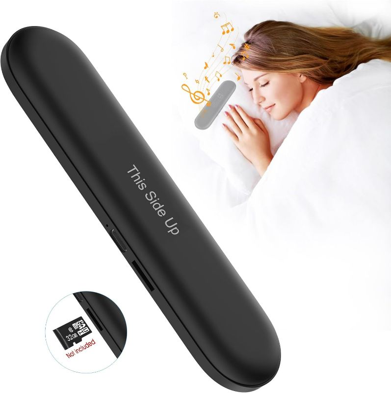 Photo 1 of KOPIDOE Pillow Speaker for Sleeping, Mini Bone Conduction Bluetooth Pillow Speaker with Stereo Bass, Bluetooth Sleep Bar for Deep Sleeping, with Volume Control-Supports TF Function