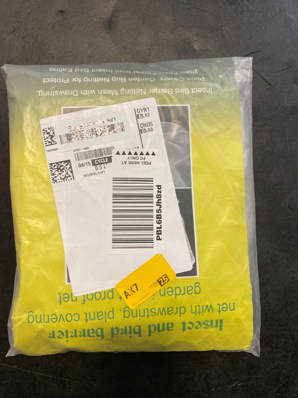 Photo 1 of HHTHH 2pcs 3.3x4.5ft Garden Netting Bags with Drawstring Plant Mesh Cover Protect Vegetable Fruit Trees from Insect Birds