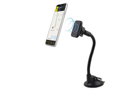 Photo 1 of GABBAGOODS Magnetic Goose Neck Car Mount Is Flexible 360 Degree Rotation
