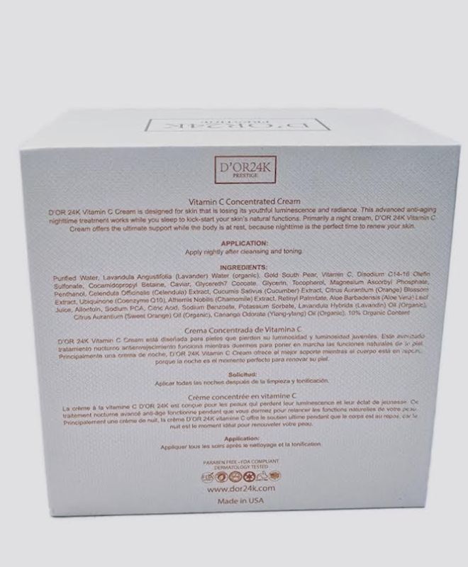 View 3 of Vitamin C Concentrated Cream Evens Skin Tones Restores Complexion Anti-Aging Optimal Vitality New 