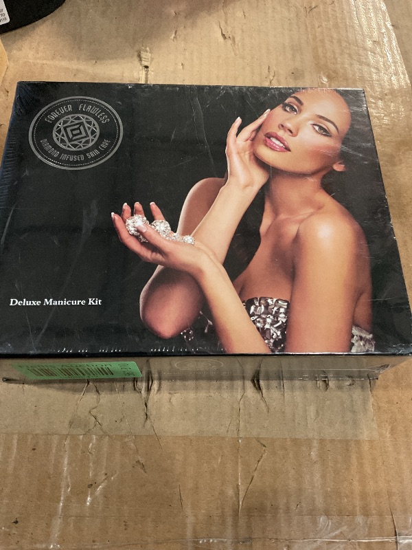 Photo 1 of  Deluxe Manicure Kit Covers All Basis Needed For Perfect Nails 3 In 1 Nail Trimmer Nail File 4-Way Nail Buffer Cuticle Oil Hand & Body Lotion For All Your Desires To Keep Your Nails Pristine New