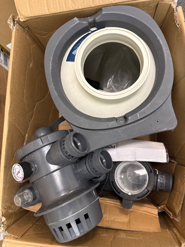 Photo 1 of AQUASTRONG 16in Sand Filter Pump for Above Ground Pool with Timer, 3/4 HP Pool Pumps Above Ground 3800 GPH for Pools up to 16000 GAL, Pool Filter with 6-Way Valve, Improved Circulation and Filtration