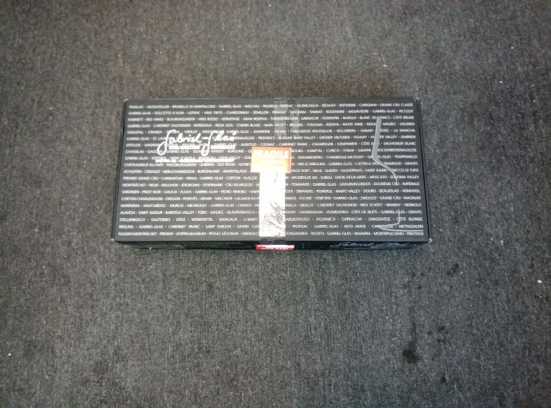 Photo 1 of Gabriel-Glas Crystal Wine Glasses, Set of 6 with Gift Box - Premium, Universal Wine Glass for Red and White Wine - Dishwasher Safe, Lead-Free, 16 oz