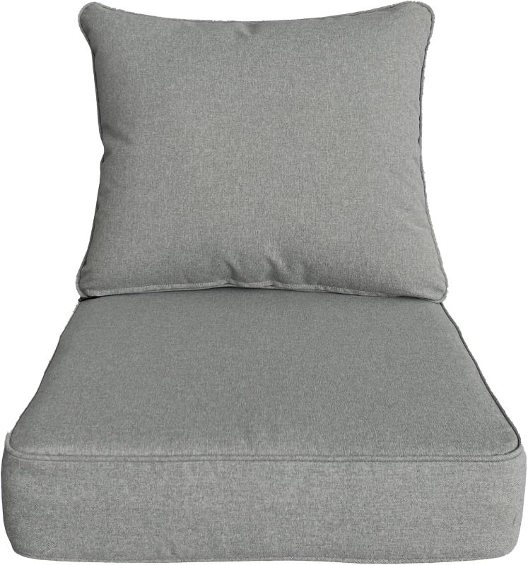 Photo 1 of  24x24 inch Outdoor/Indoor Deep Seat Patio Cushion Set 