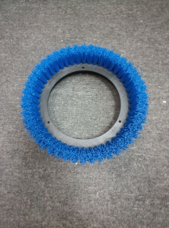 Photo 1 of Commercial Scrub Brush for Orbital Floor Scrubber, Compatible with Oreck Orbiter XL ORB550MC, Bissell BGEM9000, 12" Diameter, Light-Duty Brush, Blue