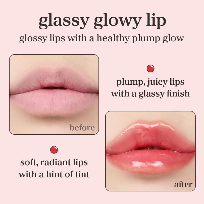 Photo 1 of NOONI Korean Lip Oil - Appleberry | Long-Lasting, Moisturizing, Plumping, Revitalizing for Dry Lips, Waterproof, No Peel Off, Hydrating, Nourishing Crystal Clear, 0.12 FL Oz